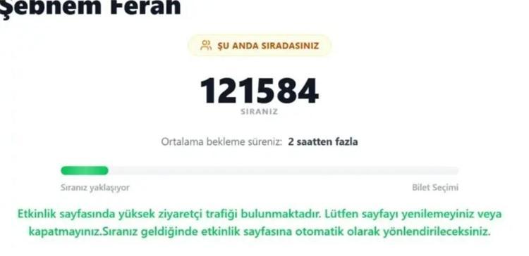 120 BİN KİŞİ SIRAYA GİRDİ