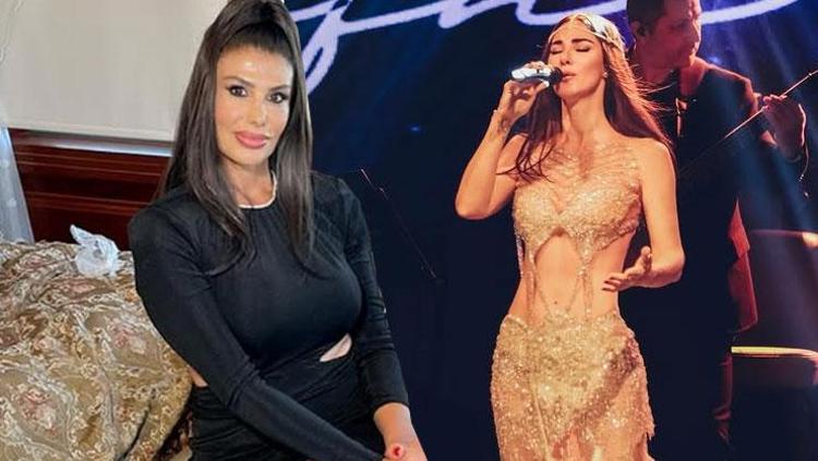 Defne Samyelinin sahne kıyafeti olay oldu Hatice kendini tutamadı