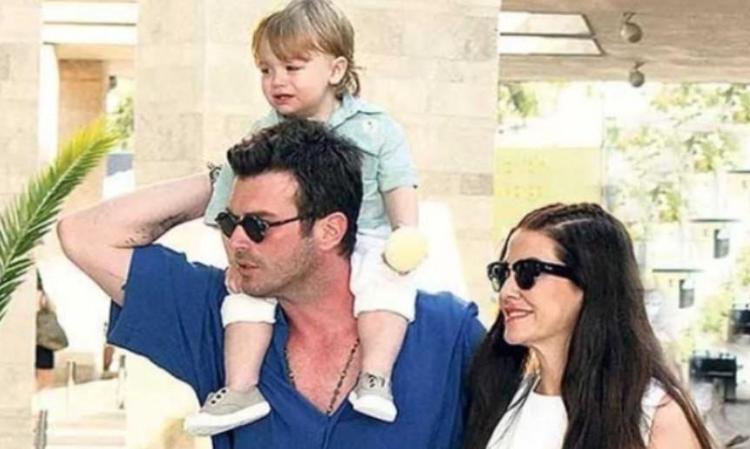 Kıvanç Tatlıtuğ oğlu Kurt Efe spor salonunun altını üstüne getirdi