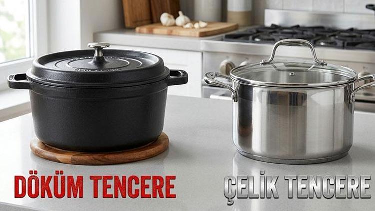 Döküm tencere mi daha iyi yoksa çelik tencere mi Meğer hem daha dayanıklı hem de daha sağlıklıymış