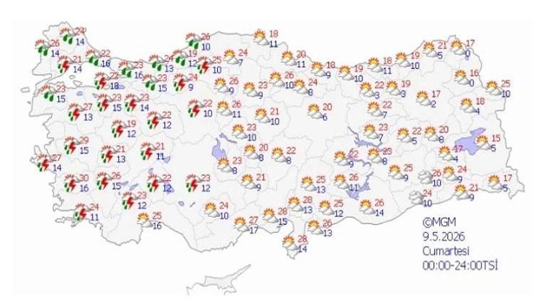 Yaz havası kısa sürecek Sıcaklık 26 dereceye kadar çıkacak: Hafta sonu gök gürültülü yağış geliyor
