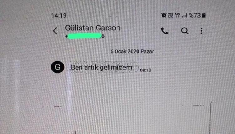 PASTANE SAHİBİ: GÜLİSTAN PASTANEDEN ÇIKTI, TEKRAR GERİ GELMEDİ