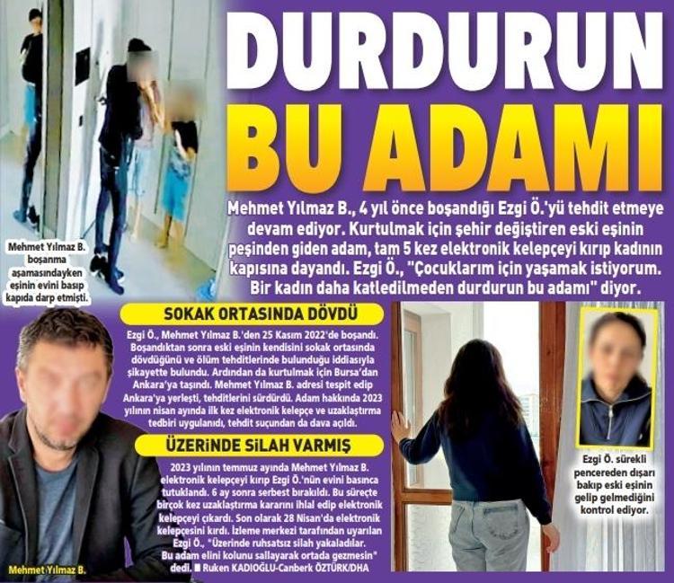 Tam 5 kez elektronik kelepçeyi kırdı, şehir değiştirdi yine peşini bırakmadı O adam durduruldu