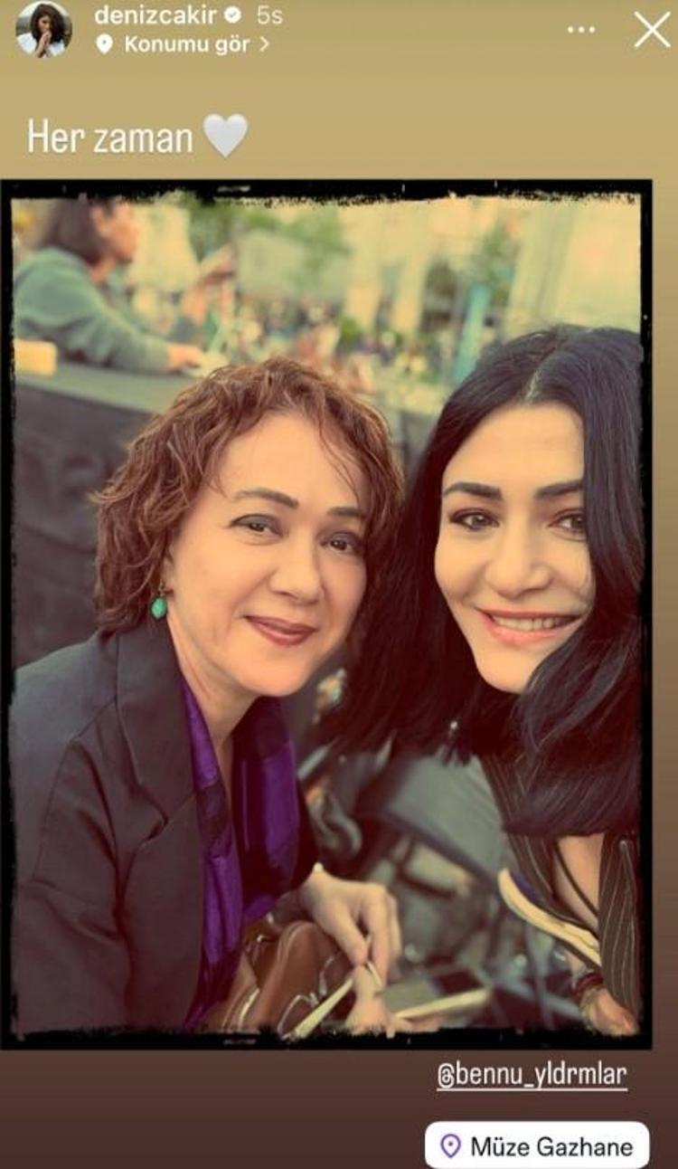 Yaprak Dökümü’nün iki yıldızı Bennu Yıldırımlar ve Deniz Çakır 18 yıl sonra bir arada