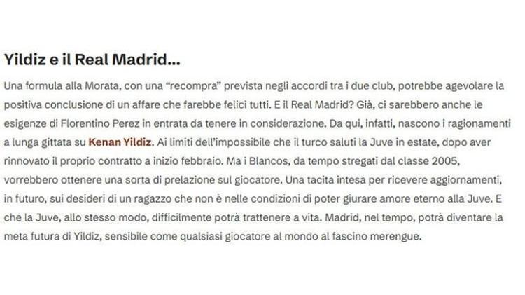 KENAN YILDIZ VE REAL MADRID...
