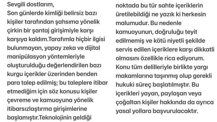 BENDEN PARA TALEP EDİLDİ