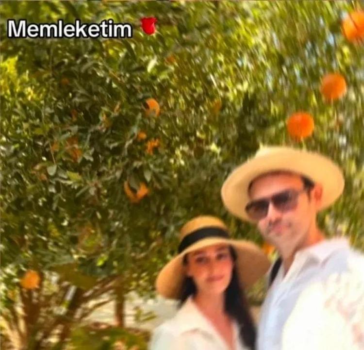 Esra Bilgiç aşkını ilan etmeye doyamıyor Sevgilisi Faruk Sabancı hep kadrajında