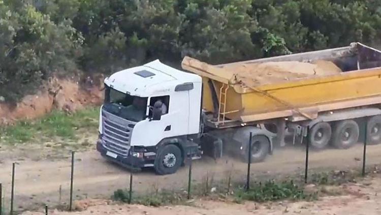 Sit alanına kaçak hafriyat baskını Şirket sahibi tutuklandı