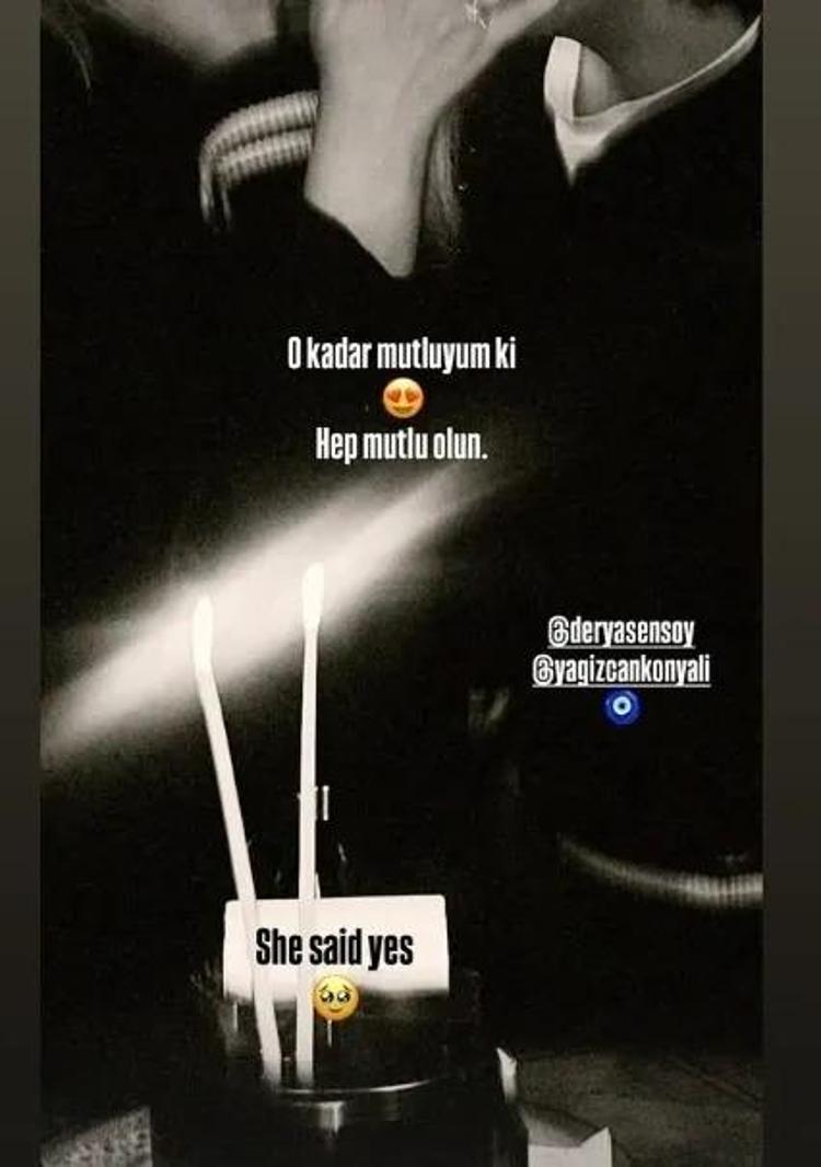 Derya Şensoy ve Yağız Can Konyalı nişandan sonra ilk kez görüntülendi