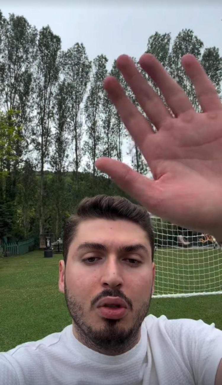 VİDEO ÇEKİP PAYLAŞTI