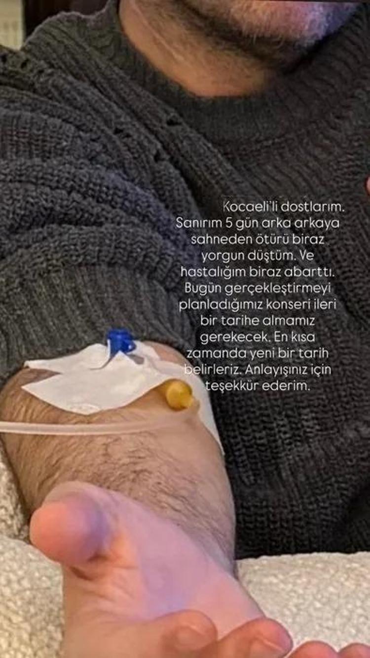 Murat Dalkılıç sevenlerini endişelendirdi Hastalığım biraz abarttı