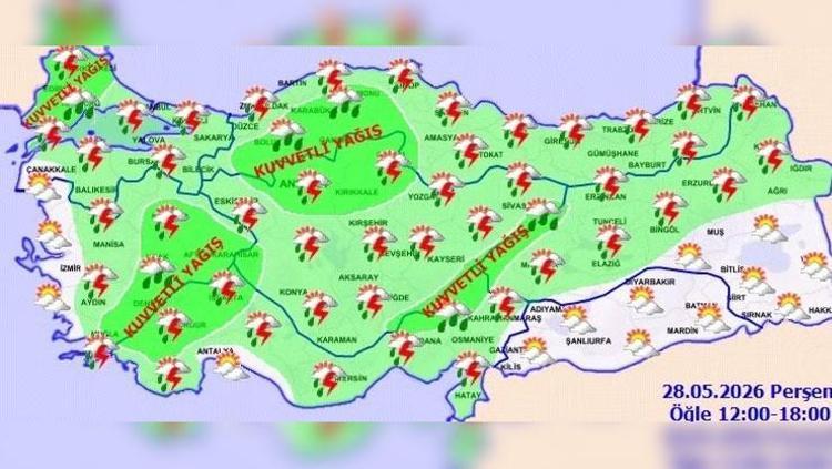 Bayramda hava tersine dönüyor Meteoroloji uyardı: İstanbul dahil kuvvetli sağanak geliyor