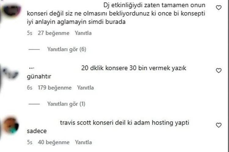 İŞTE TRAVİS SCOTTA GELEN BAZI TEPKİLER