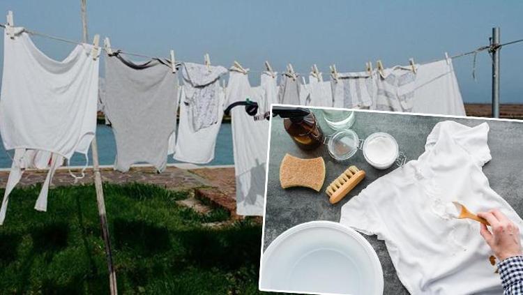 Grileşen ve sararan beyaz kıyafetleri ilk günkü gibi parlatıyor Çamaşırları kar gibi beyazlatan 75 kuruşluk çözüm