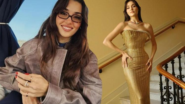 Hande Erçel bu kez de farklı tarzıyla ilgi topladı