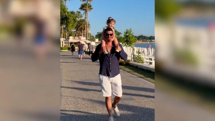 Berk Oktay kızı Mira Milena ile eğlendiği anları paylaştı