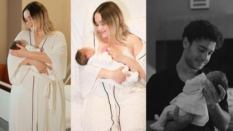 1 hafta önce anne oldu Başak Karahandan aile pozları geldi