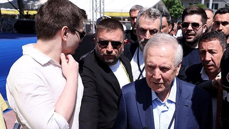 AZİZ YILDIRIM DA SEÇİM ALANINDA