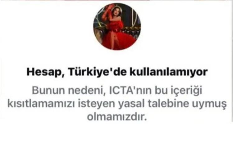 Dilan Polat’ın 6 milyon takipçili hesabı tamamen kapatıldı Meta kararı uyguladı