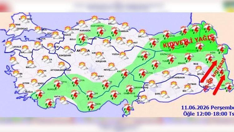 BUGÜN HAVA NASIL OLACAK İŞTE BÖLGE BÖLGE HAVA DURUMU