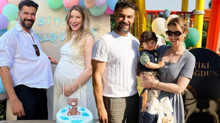 Rüzgar Aksoydan oğluna duygusal kutlama Minik Diyar bir yaşında