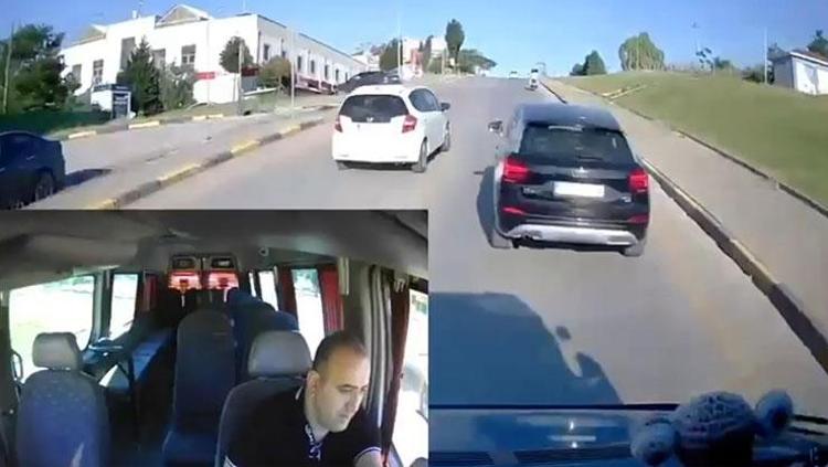 Savcı ile minibüs şoförünün trafikteki tartışması kamerada Başsavcılık soruşturma başlattı