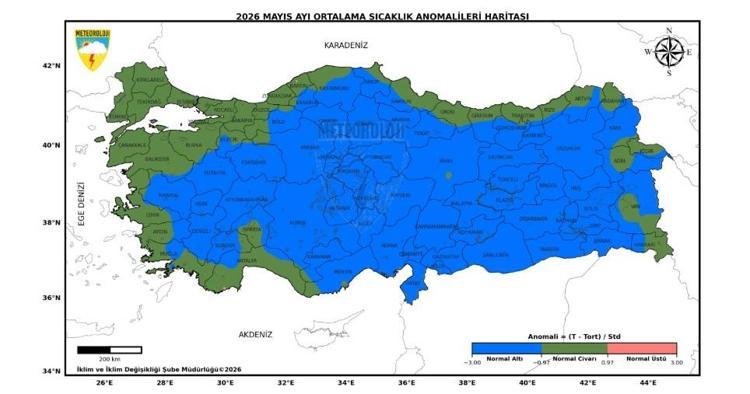 Meteoroloji açıkladı Son 56 yılın en soğuk 7nci mayıs ayını yaşadık