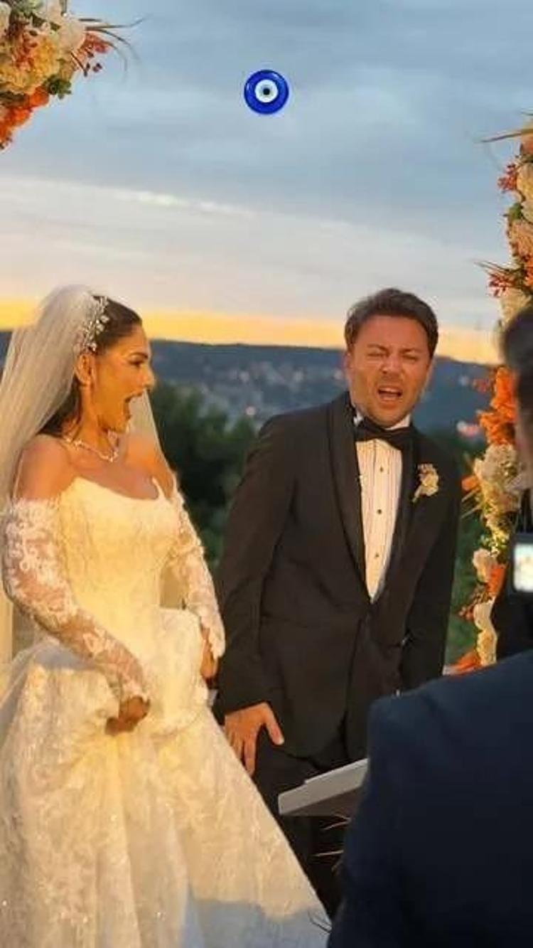 Tolga Güleç ve Öykü Cengiz nikah masasına oturdu