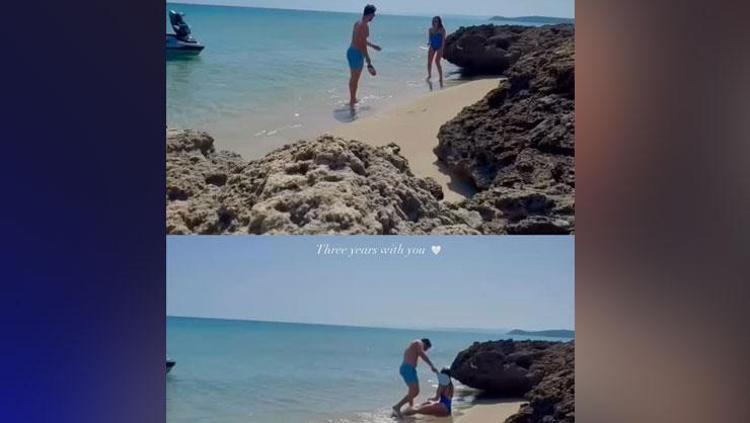Belediye başkanının oğluyla aşk yaşıyor Miray Danerden romantik yıldönümü paylaşımı
