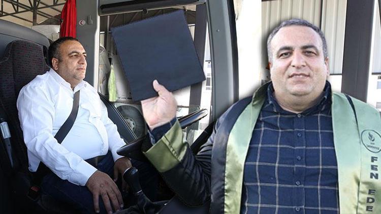 Yıllarca direksiyon salladığı üniversiteden birinci olarak çıktı Herkes bu muazzam başarıyı konuşuyor