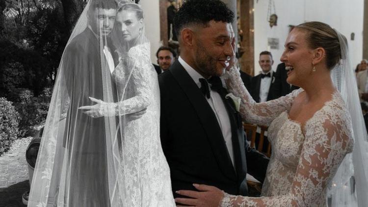 Beşiktaşın eski yıldızı Alex Oxlade ile şarkıcı Perrie Edwards evlendi