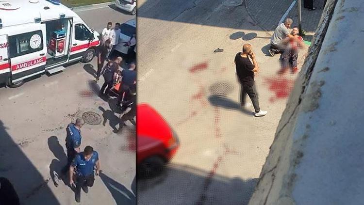 Park yeri kavgasında kan aktı Yaralı baba oğlu için çırpındı: Ne olur ölme