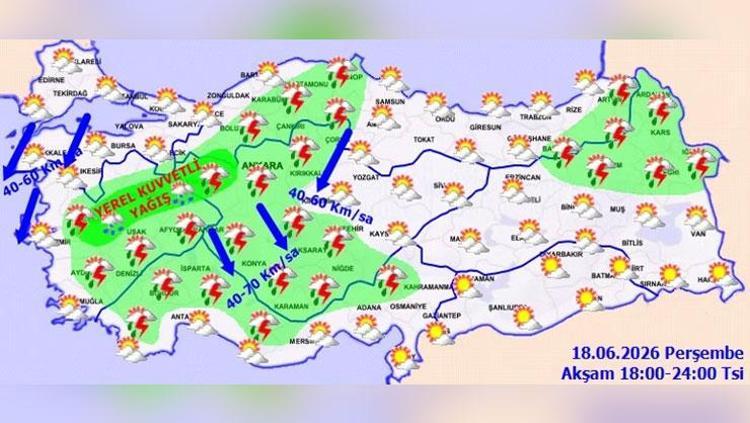 KUVVETLİ YAĞIŞ UYARISI