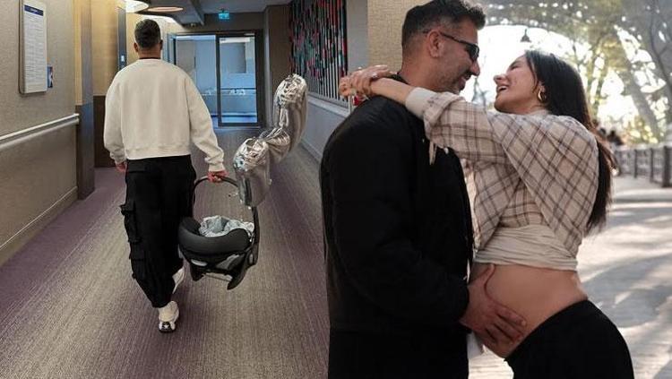 Tolga Akışın babalık heyecanı Aile fotoğraflarını yayınladı
