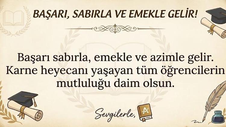 KISA VE ÖZ KARNE MESAJLARI