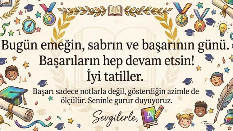 INSTAGRAM İÇİN KARNE PAYLAŞIM SÖZLERİ