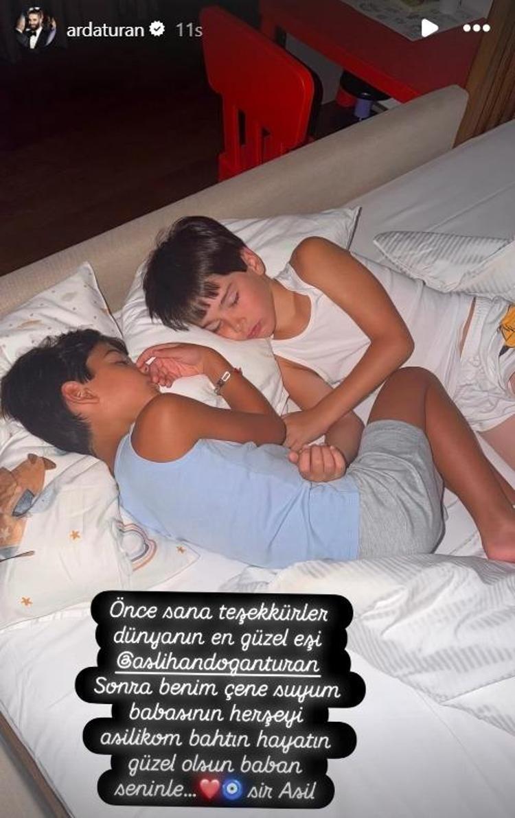 Arda Turan ve eşi Aslıhan Doğan Turandan duygusal kutlama Asil Aslan 6 yaşında
