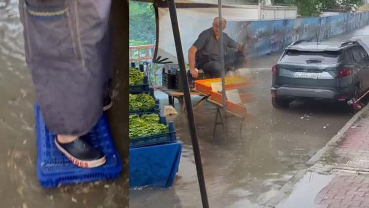 İstanbulda kuvvetli sağanak caddeleri göle çevirdi 12 saat sürecek: Afete dönüşebilir
