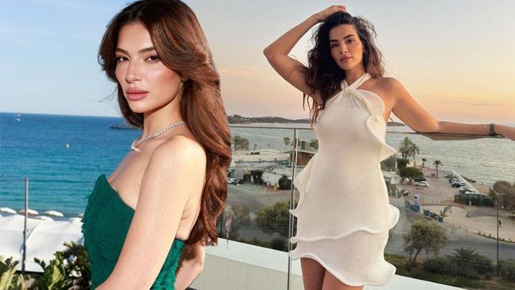 Melisa Aslı Pamuk kırmızılar içinde Dekoltesiyle dikkat çekti