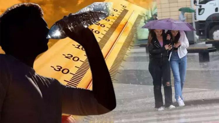 Meteoroloji son raporu yayınladı Türkiye’de hava ikiye bölündü: Bir yanda 42 derece dehşeti, diğer yanda sağanak alarmı
