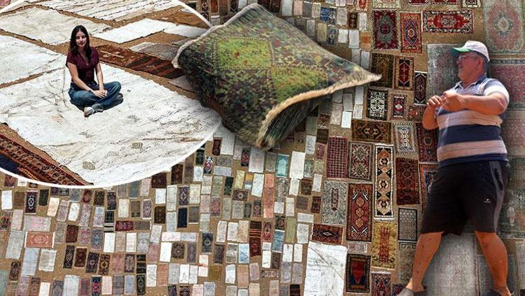 Tarlalarda renk cümbüşü Evlerden toplanıp güneşte canlanıyor: 5 bin dolara alıcı buluyor