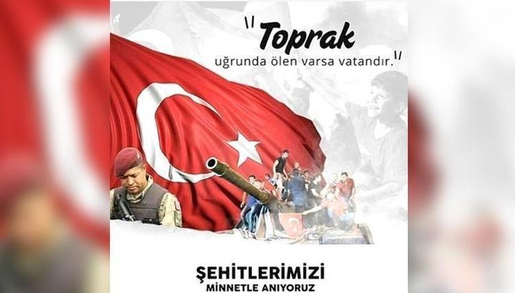 FACEBOOK İÇİN GENİŞ KATILIMLI VE MİLLİ DUYGULARI YANSITAN PAYLAŞIMLAR