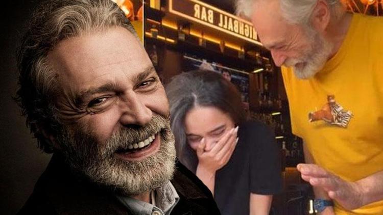 Haluk Bilginer ile genç hayranının güldüren selfie diyaloğu