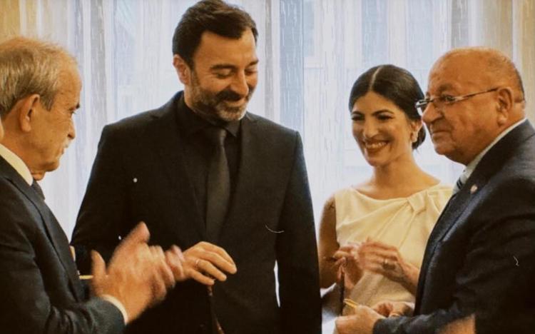 Oyuncu Cem Uslu sessiz sedasız evlendi İlk kareler geldi