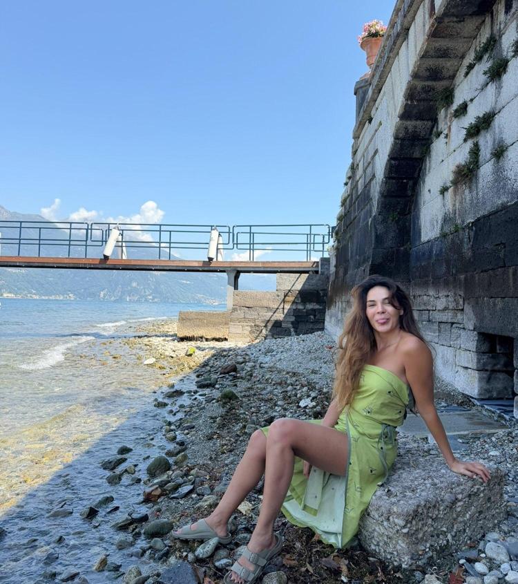Ebru Şahinden Como Gölü pozları