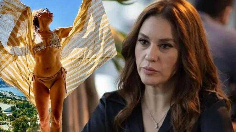 Evrim Alasyanın bikinili pozlarına beğeni ve yorum yağdı