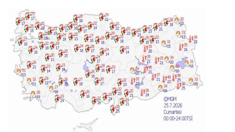 İstanbulda hava tersine dönüyor Tarih verildi: 4 gün sürecek