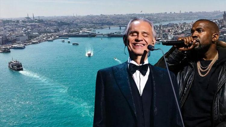 ​Kanye West ve Andrea Bocelli geldi, denge değişti İstanbul neden starların radarında