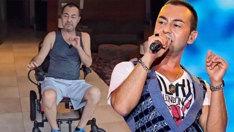30 gün tedavi gördüğünü açıklayan Serdar Ortaç klip çekiminde ayağa kalkamadı