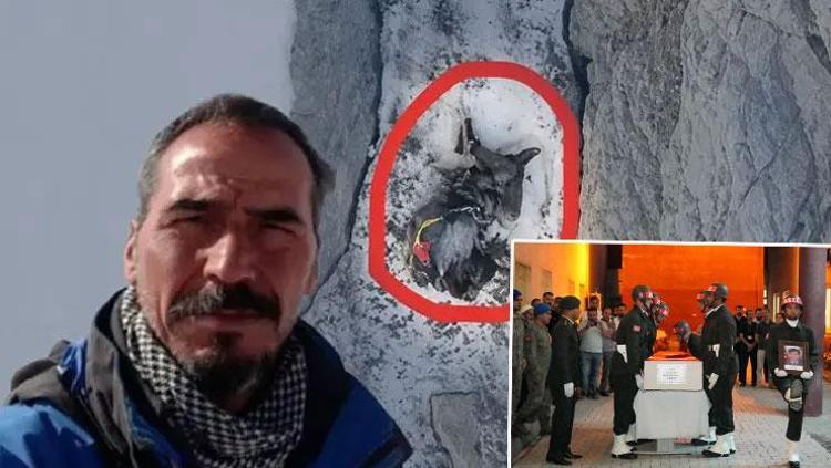 4135 metrede acı son Emekli astsubay Yüksel Işık için askeri tören düzenlendi